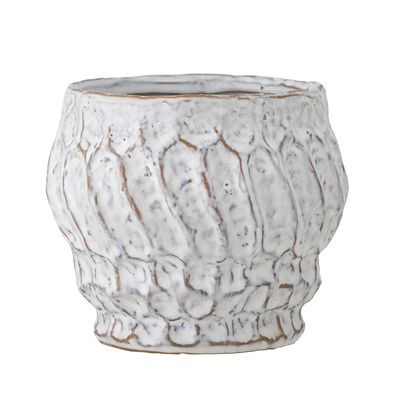 Pots de fleurs - Cami Pot de fleurs, Blanc, Grès - BLOOMINGVILLE MULTIBRAND HOUSE