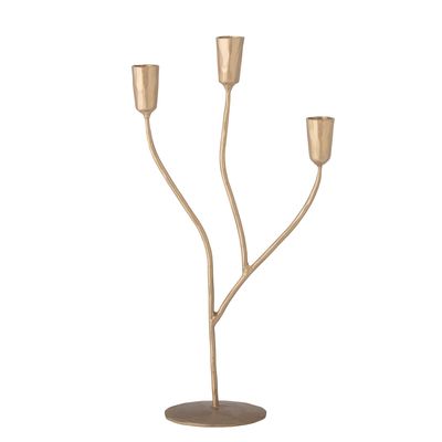 Bougeoirs et photophores - Lorine Bougeoir, Or, Métal - BLOOMINGVILLE MULTIBRAND HOUSE