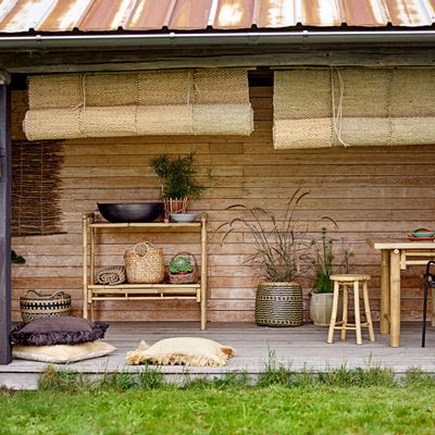 Shopping baskets - Diora Basket, Black, Seagrass Set of 2 - BLOOMINGVILLE MULTIBRAND HOUSE