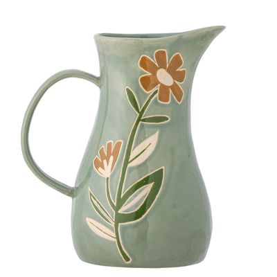 Carafes - Tangier Jug, Green, Stoneware - CREATIVE COLLECTION