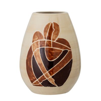 Vases - Jona Vase, Brown, Stoneware - BLOOMINGVILLE MULTIBRAND HOUSE