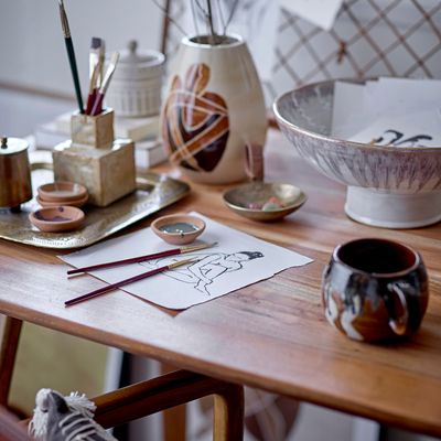 Vases - Jona Vase, Marron, Grès  - BLOOMINGVILLE MULTIBRAND HOUSE