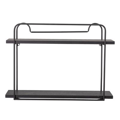 Shelves - Cass Shelf, Black, Metal  - BLOOMINGVILLE
