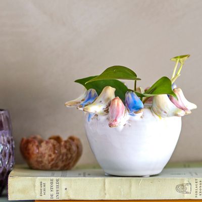 Pots de fleurs - Eanna Pot de fleurs, Gris, Grès  - CREATIVE COLLECTION