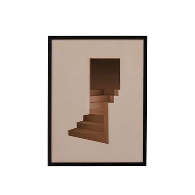 Other wall decoration - Andrey Illustration w/ Frame, Black, Pine - BLOOMINGVILLE MULTIBRAND HOUSE