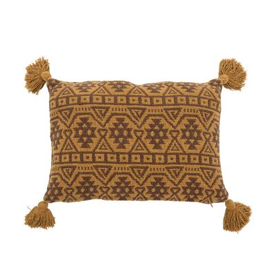 Cushions - Lyla Cushion, Brown, Recycled Cotton - CREATIVE COLLECTION
