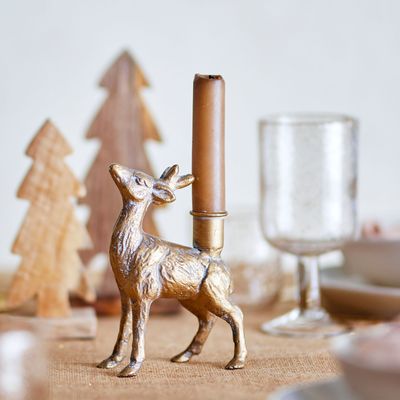 Candlesticks and candle holders - Souris Candle Holder, Gold, Metal  - BLOOMINGVILLE MULTIBRAND HOUSE