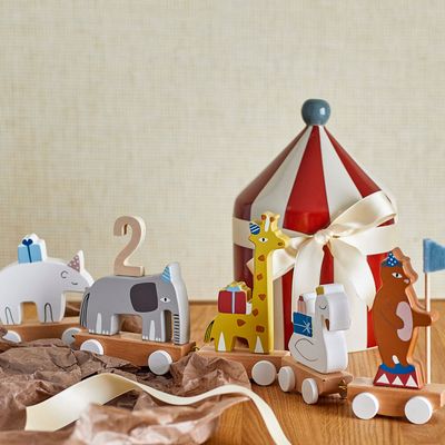 Objets de décoration - Morea Décoration d'anniversaire, Gris, Hêtre  - BLOOMINGVILLE MINI