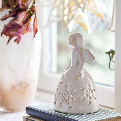 Candlesticks and candle holders - Sabie Votive, Nature, Stoneware  - BLOOMINGVILLE MULTIBRAND HOUSE