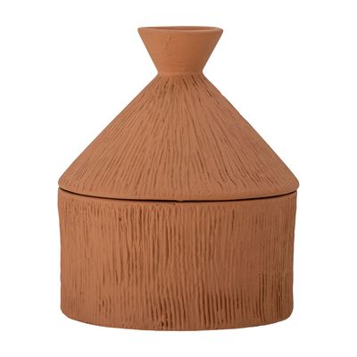 Food storage - Caylie Jar w/Lid, Red, Terracotta  - BLOOMINGVILLE