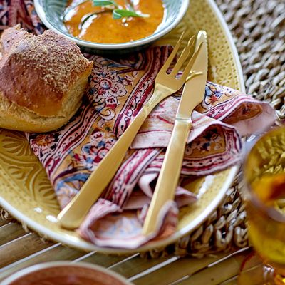 Serviettes - Nill Serviette, Rouge, Coton Pack of 4 - BLOOMINGVILLE MULTIBRAND HOUSE