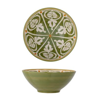 Bowls - Heikki Bowl, Green, Stoneware - BLOOMINGVILLE MULTIBRAND HOUSE