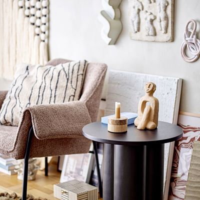 Candlesticks and candle holders - Dalin Votive & Candle Holder, Brown, Sandstone  - BLOOMINGVILLE MULTIBRAND HOUSE