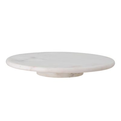 Trays - Ellin Turntable, White, Marble - BLOOMINGVILLE MULTIBRAND HOUSE