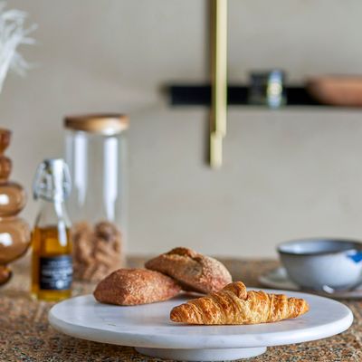 Plateaux - Ellin Plateau tournant, Blanc, Marbre  - BLOOMINGVILLE MULTIBRAND HOUSE