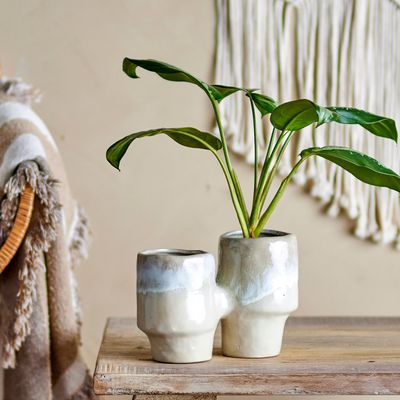 Pots de fleurs - Maiak Pot de fleurs, Marron, Grès  - BLOOMINGVILLE MULTIBRAND HOUSE