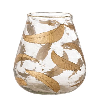 Bougeoirs et photophores - Fidelia Photophore, Or, Verre recyclé - BLOOMINGVILLE MULTIBRAND HOUSE