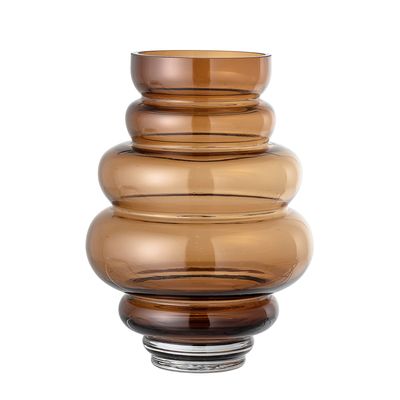 Vases - Atija Vase, Marron, Verre  - BLOOMINGVILLE MULTIBRAND HOUSE