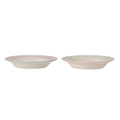 Assiettes au quotidien - Patrizia Assiette à pâtes, Verte, Grès Set of 2 - BLOOMINGVILLE MULTIBRAND HOUSE