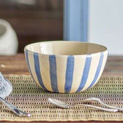 Bols - Begonia Bol, Blue, Grès  - CREATIVE COLLECTION