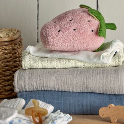 Accessoires pour puériculture - Simme Hochet, Rose, Polyester  - BLOOMINGVILLE MINI