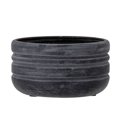 Flower pots - Vilken Flowerpot, Grey, Ceramic - CREATIVE COLLECTION