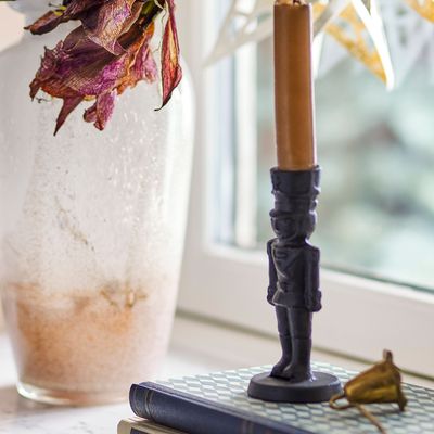 Bougeoirs et photophores  - Vernon Bougeoir, Noir, Métal  - BLOOMINGVILLE MULTIBRAND HOUSE