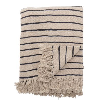 Plaids - Eia Plaid, Nature, Coton recyclé - BLOOMINGVILLE MULTIBRAND HOUSE