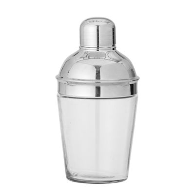 Wine accessories - Cocktail Shaker, Silver, Recycled Glass  - CREATIVE COLLECTION