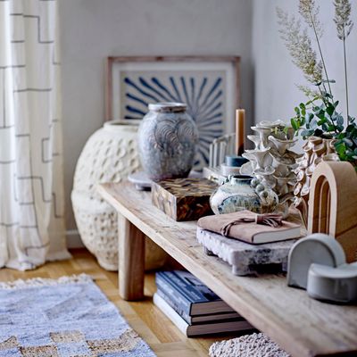 Bathroom storage - Lyria Curtain, Nature, Cotton  - BLOOMINGVILLE MULTIBRAND HOUSE