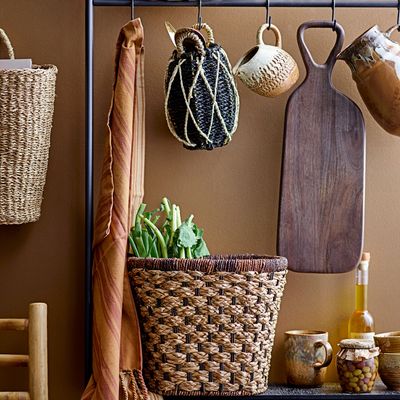 Shopping baskets - Siv Basket, Brown, Seagrass  - CREATIVE COLLECTION