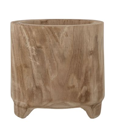 Flower pots - Pon Deco Flowerpot, Nature, Paulownia - CREATIVE COLLECTION