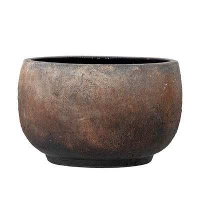 Pots de fleurs - Thira Pot de fleurs déco, Marron, Terre cuite - BLOOMINGVILLE MULTIBRAND HOUSE