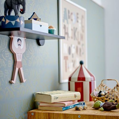 Shelves - Rossaio Shelf, Black, MDF  - BLOOMINGVILLE MINI