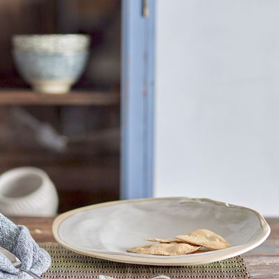 Bowls - Mateo Bowl, White, Stoneware  - CREATIVE COLLECTION