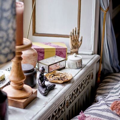 Storage boxes - Rinor Jewelry Stand, Brown, Resin  - BLOOMINGVILLE MULTIBRAND HOUSE