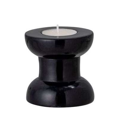 Bougeoirs et photophores - Bailee Photophore, Noir, Pierre ollaire - BLOOMINGVILLE MULTIBRAND HOUSE