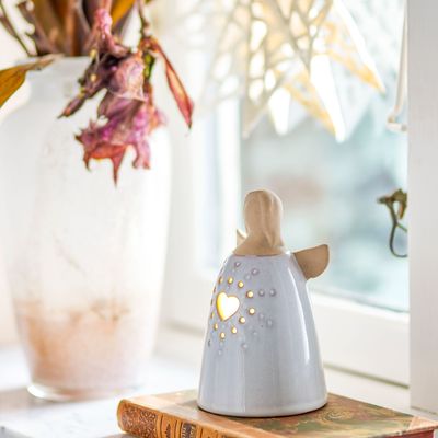 Decorative objects - Ruth Deco w/Light, White, Stoneware  - BLOOMINGVILLE MULTIBRAND HOUSE