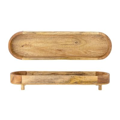 Trays - Emisa Tray, Nature, Mango - BLOOMINGVILLE MULTIBRAND HOUSE