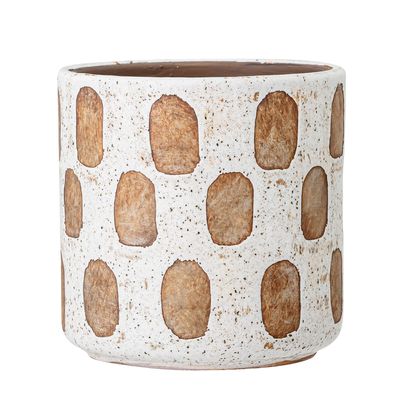 Pots de fleurs - Avo Pot de fleurs déco, Blanc, Terre cuite - BLOOMINGVILLE MULTIBRAND HOUSE