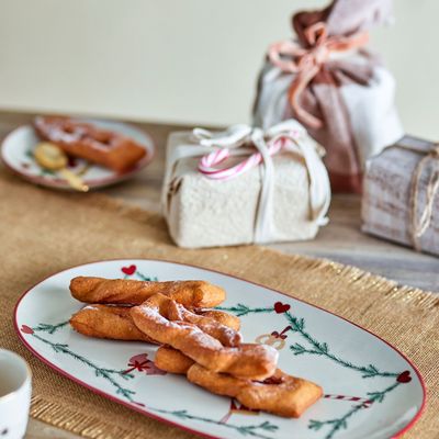 Couverts & ustensiles de cuisine - Yule Assiette de service, Nature, Grès  - BLOOMINGVILLE MULTIBRAND HOUSE