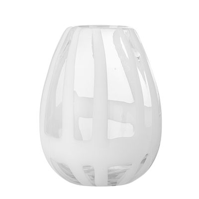 Vases - Cosmin Vase, Blanc, Verre - BLOOMINGVILLE MULTIBRAND HOUSE