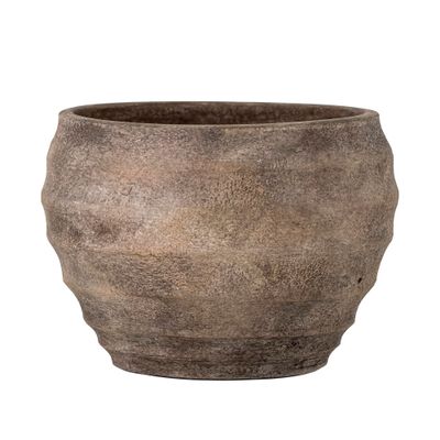 Pots de fleurs - Roha Pot de fleurs déco, Marron, Terre cuite - BLOOMINGVILLE MULTIBRAND HOUSE