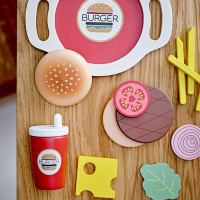 Jouets enfants - Jools Set de jeu, aliments, Marron, FSC®100%, MDF Set of 13 - BLOOMINGVILLE MINI