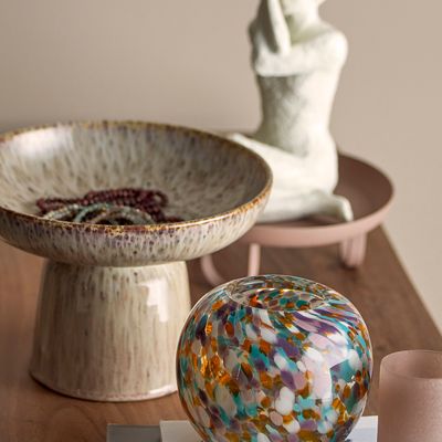 Trays - Kebie Tray, Brown, Metal  - BLOOMINGVILLE MULTIBRAND HOUSE