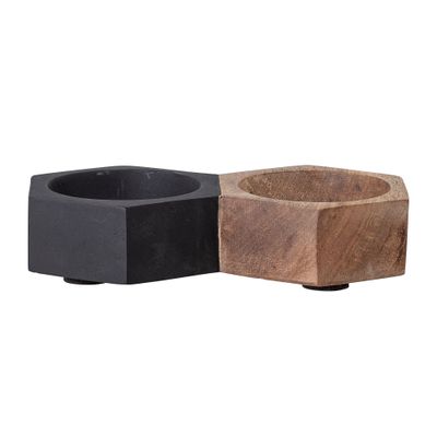 Couverts & ustensiles de cuisine - Frelle Pots de sel et de poivre, Nature, Mango Set - BLOOMINGVILLE MULTIBRAND HOUSE