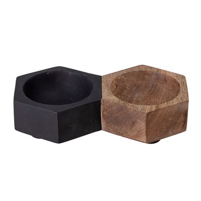 Couverts & ustensiles de cuisine - Frelle Pots de sel et de poivre, Nature, Mango Set - BLOOMINGVILLE MULTIBRAND HOUSE