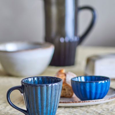 Tasses et mugs - Latina Mug, Blue, Grès  - BLOOMINGVILLE MULTIBRAND HOUSE