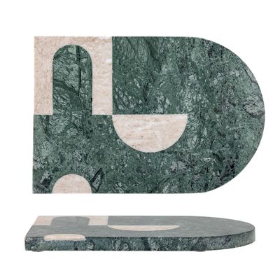 Ustensiles de cuisine - Abrianna Planche à découper, Verte, Marbre - BLOOMINGVILLE MULTIBRAND HOUSE