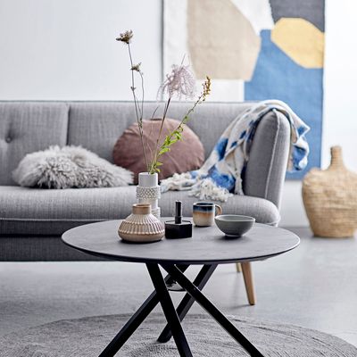 Bougeoirs et photophores  - Nedal Bougeoir, Noir, Métal  - BLOOMINGVILLE MULTIBRAND HOUSE